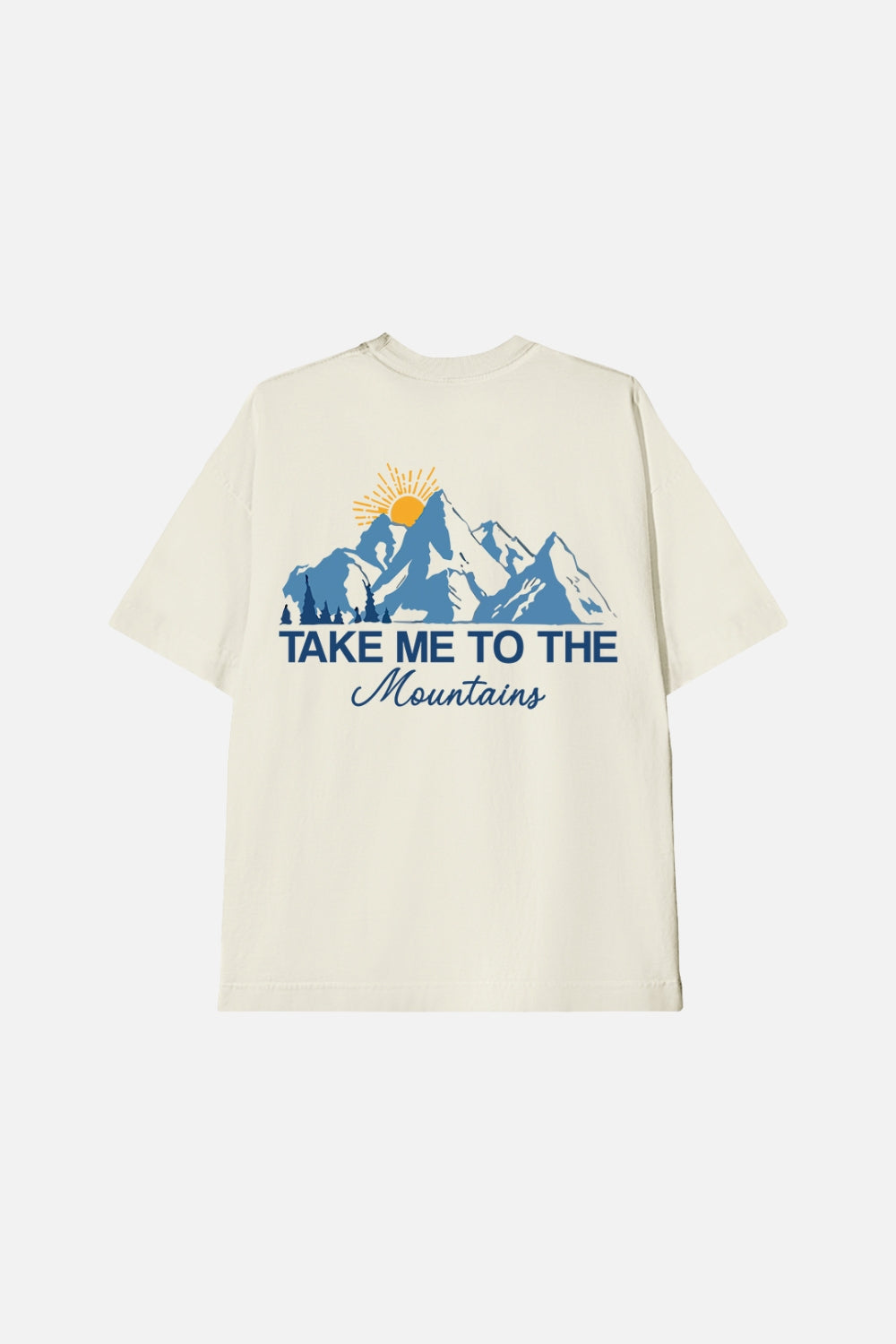 Camiseta Oversized - TAKE ME TO THE MOUNTAIS