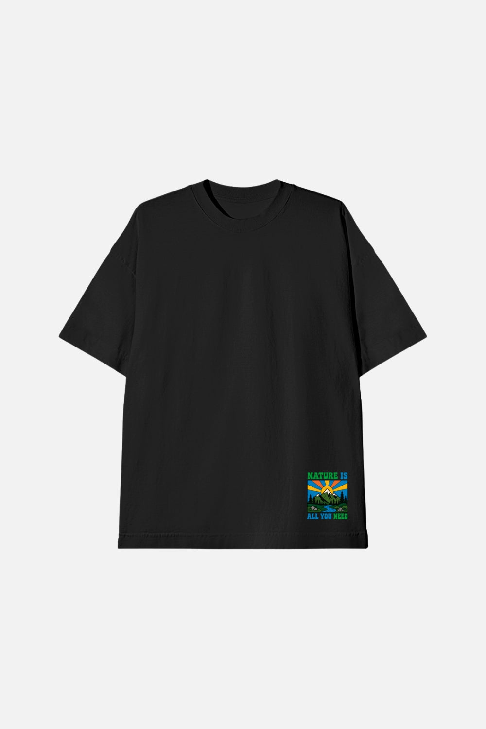 Camiseta Oversized - NATURE IS ALL I NEED