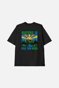 Camiseta Oversized - NATURE IS ALL I NEED