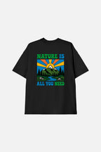 Camiseta Oversized - NATURE IS ALL I NEED