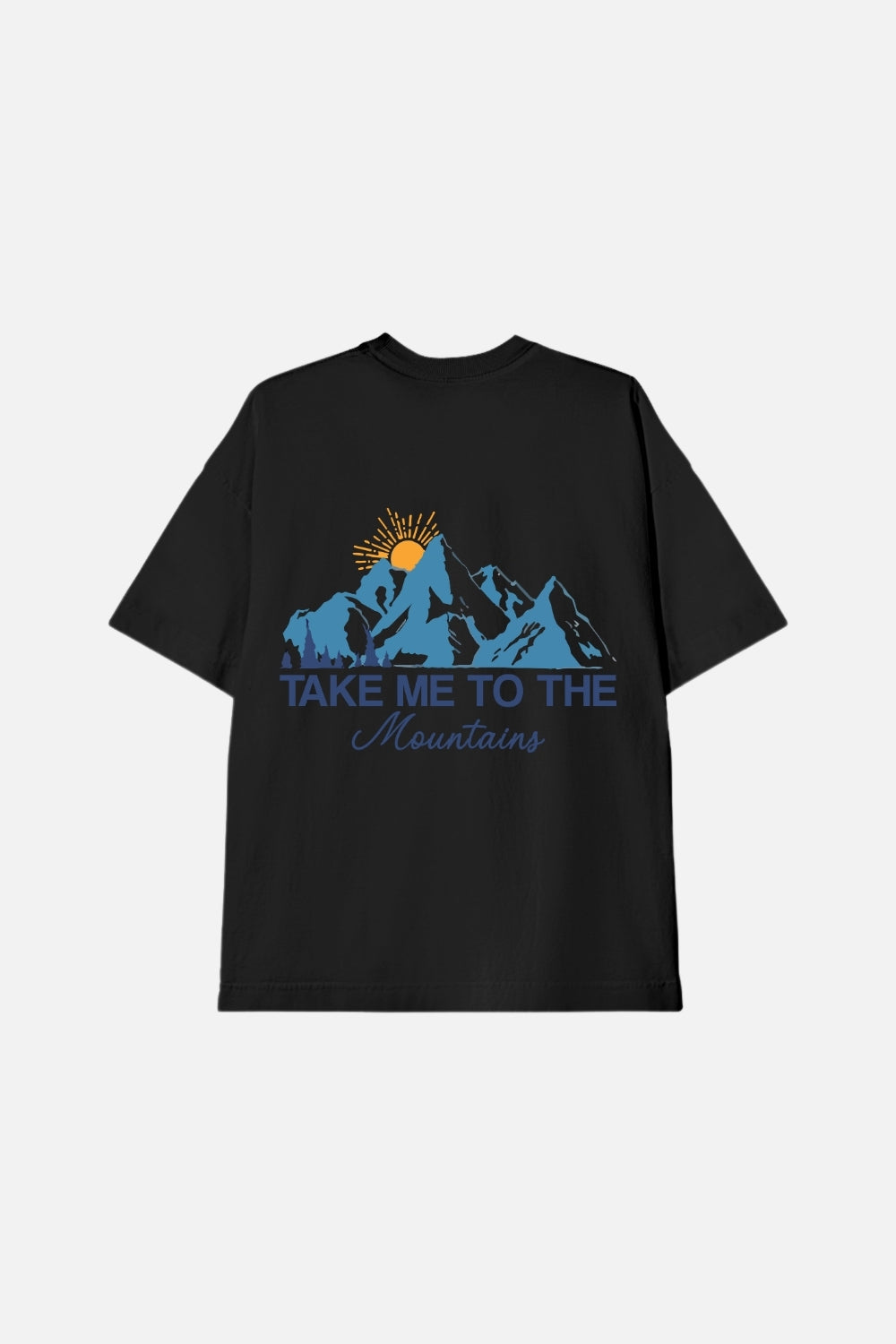 Camiseta Oversized - TAKE ME TO THE MOUNTAIS