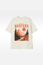 Camiseta Oversized - Me Fui a La Montana