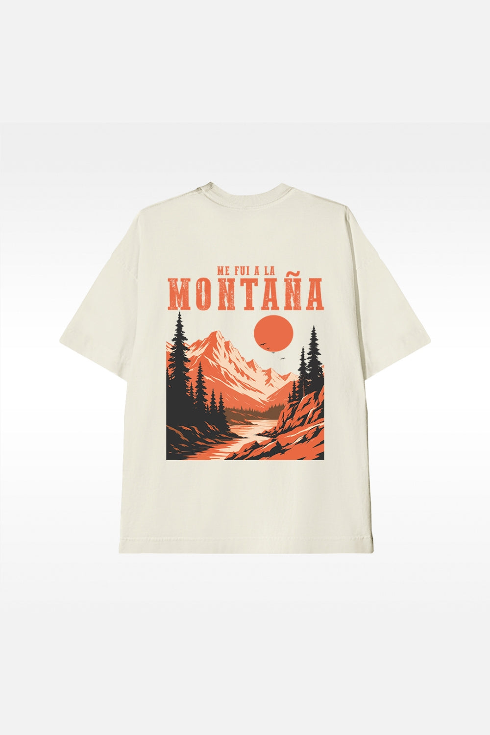 Camiseta Oversized - Me Fui a La Montana