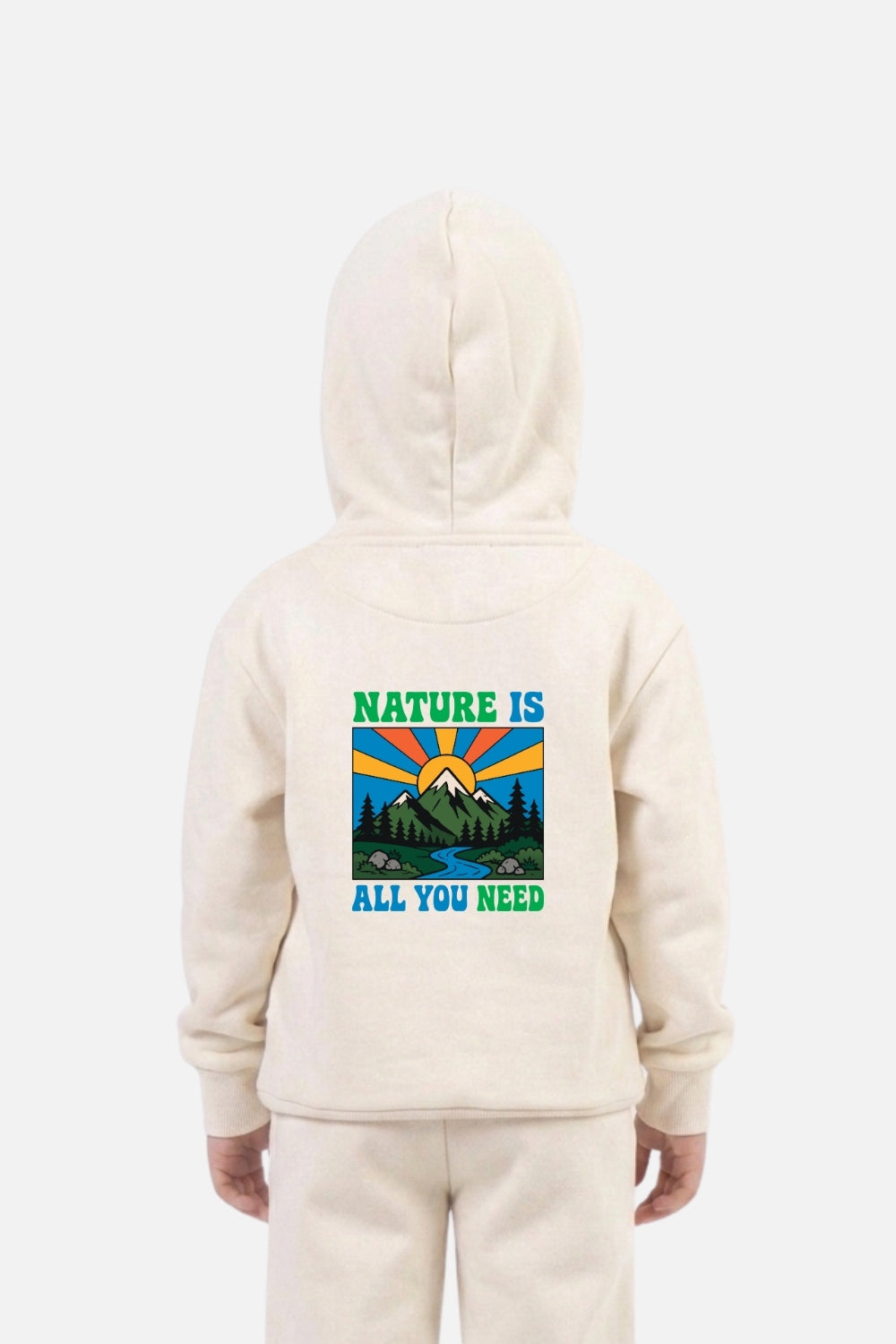 Moletom Infantil Canguru - NATURE IS ALL I NEED
