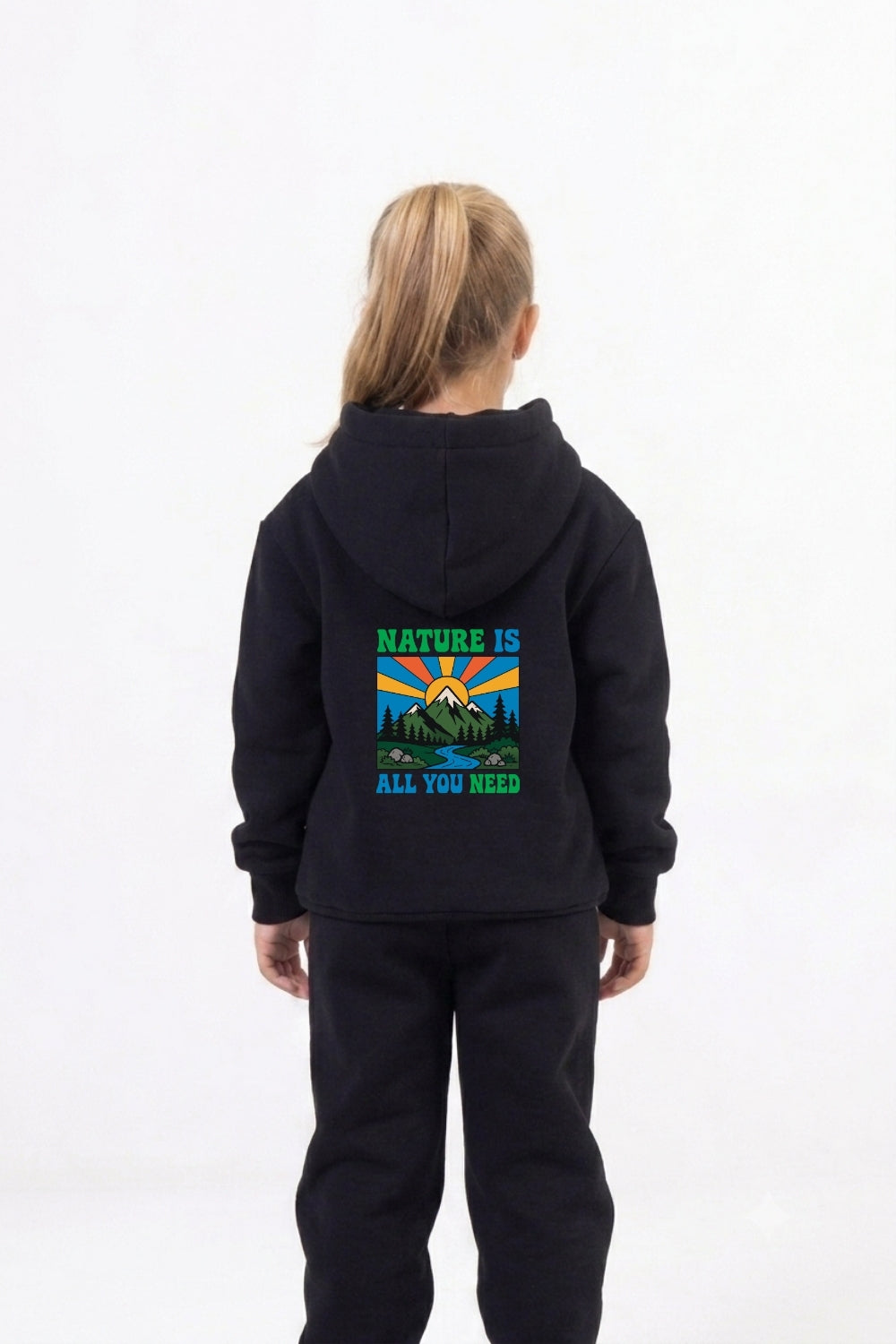 Moletom Infantil Canguru - NATURE IS ALL I NEED