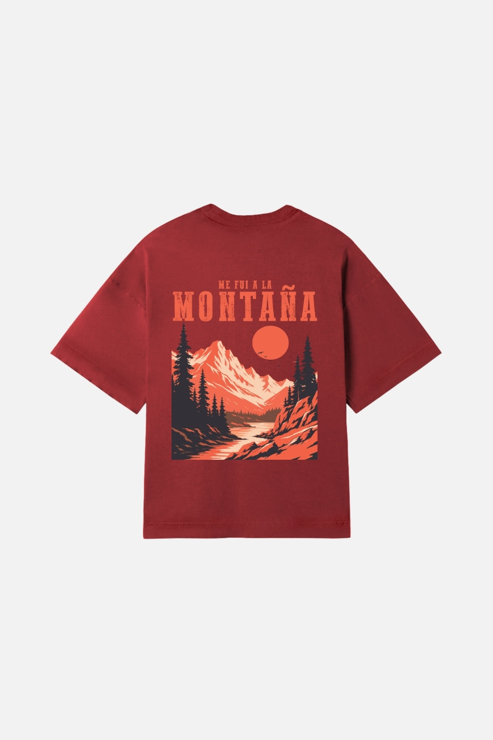 Camiseta Oversized - Me Fui a La Montana