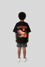 Camiseta Oversized Infantil - Me Fui a La Montana