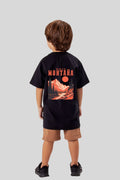 Camiseta Oversized Infantil - Me Fui a La Montana