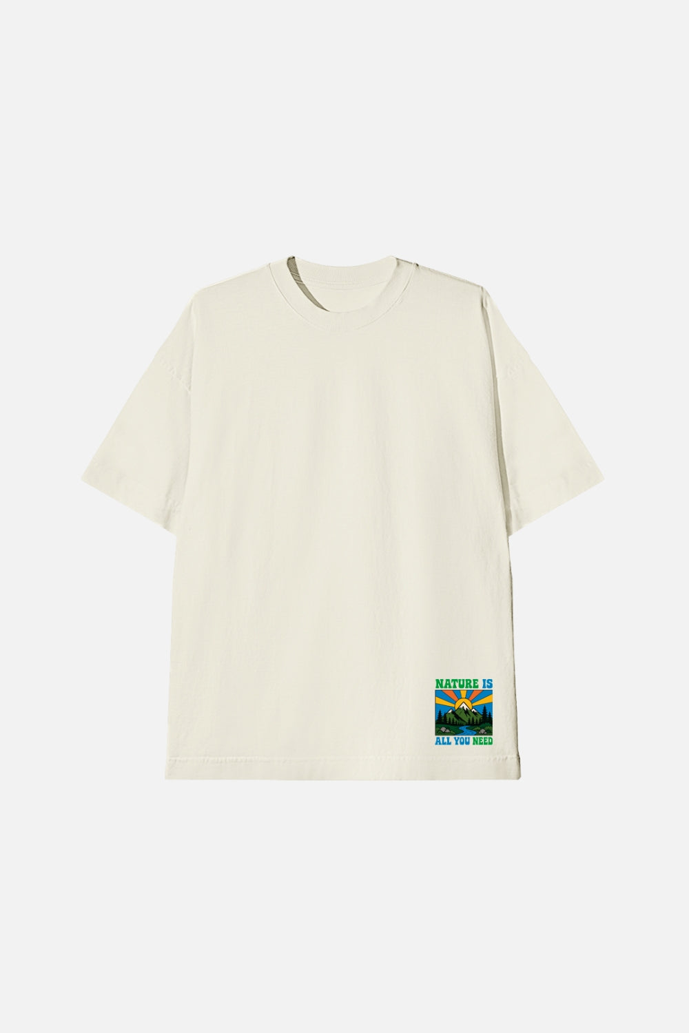 Camiseta Oversized - NATURE IS ALL I NEED