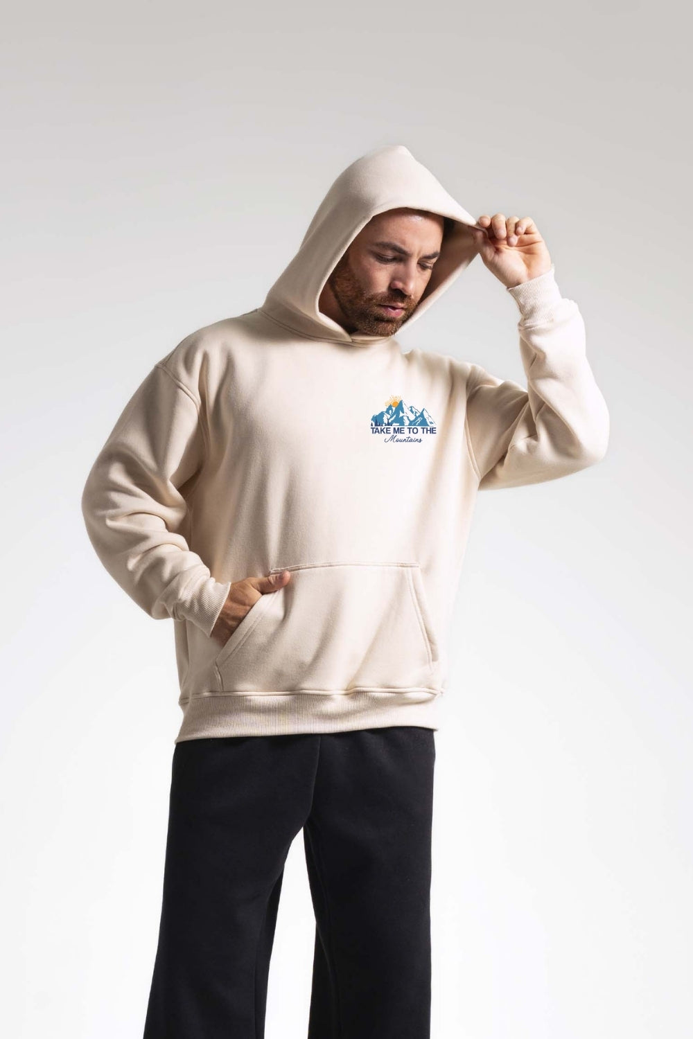 Moletom Premium Canguru - TAKE ME TO THE MOUNTAIS
