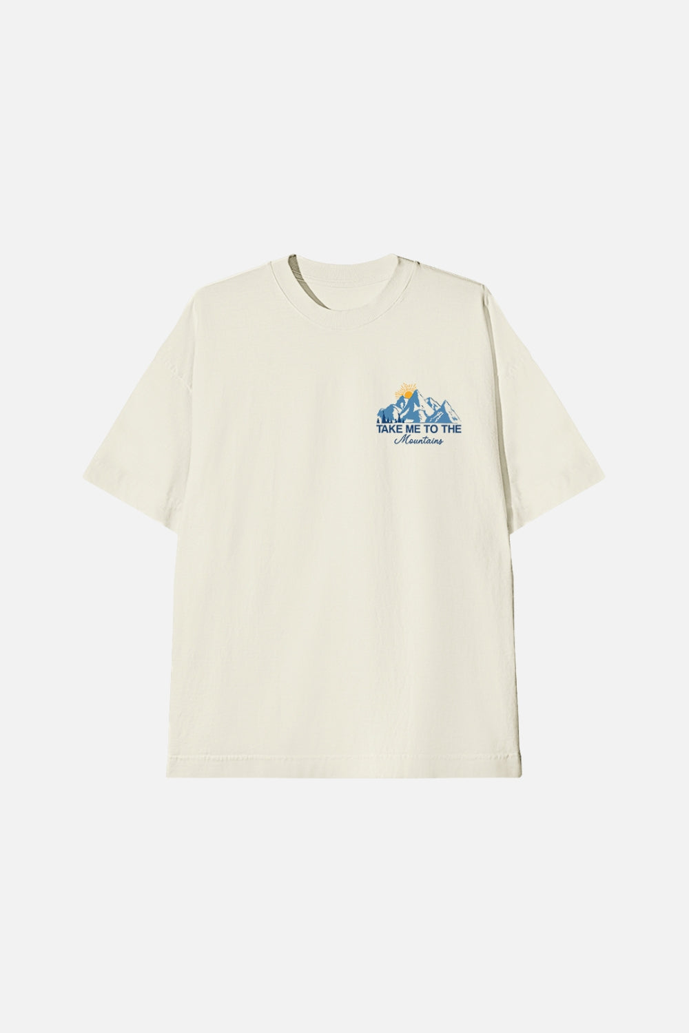 Camiseta Oversized - TAKE ME TO THE MOUNTAIS