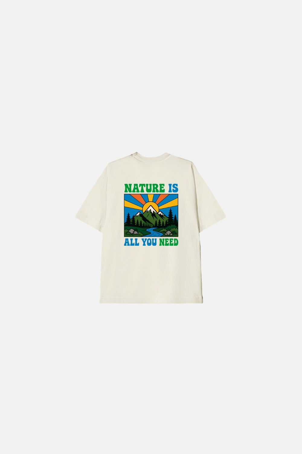 Camiseta Oversized - NATURE IS ALL I NEED