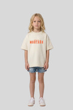 Camiseta Oversized Infantil - Me Fui a La Montana
